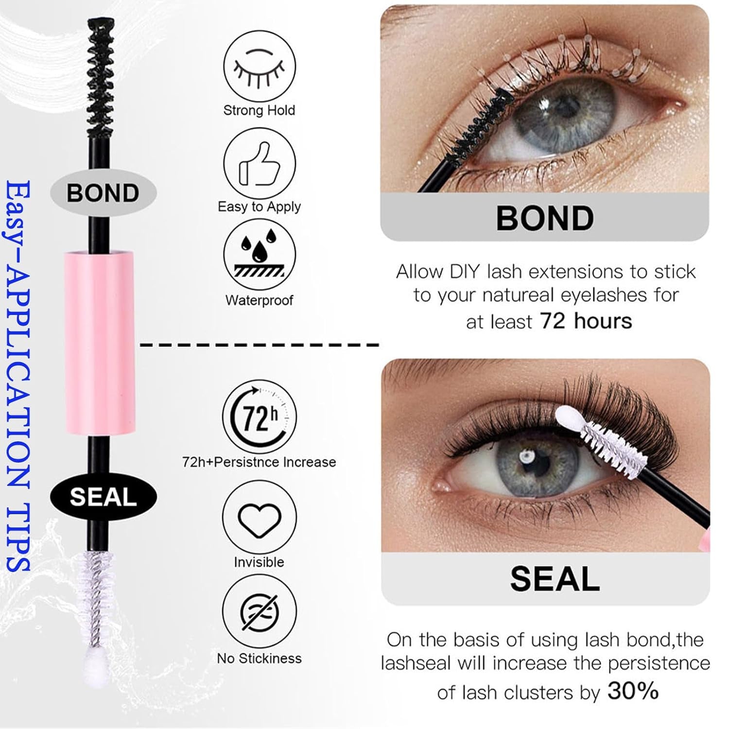 Eyelash Extension Cluster Kit - Thick Volume Lash Clusters  10-16MM